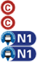 Linie N1,Linie C,Linie C,Linie N1