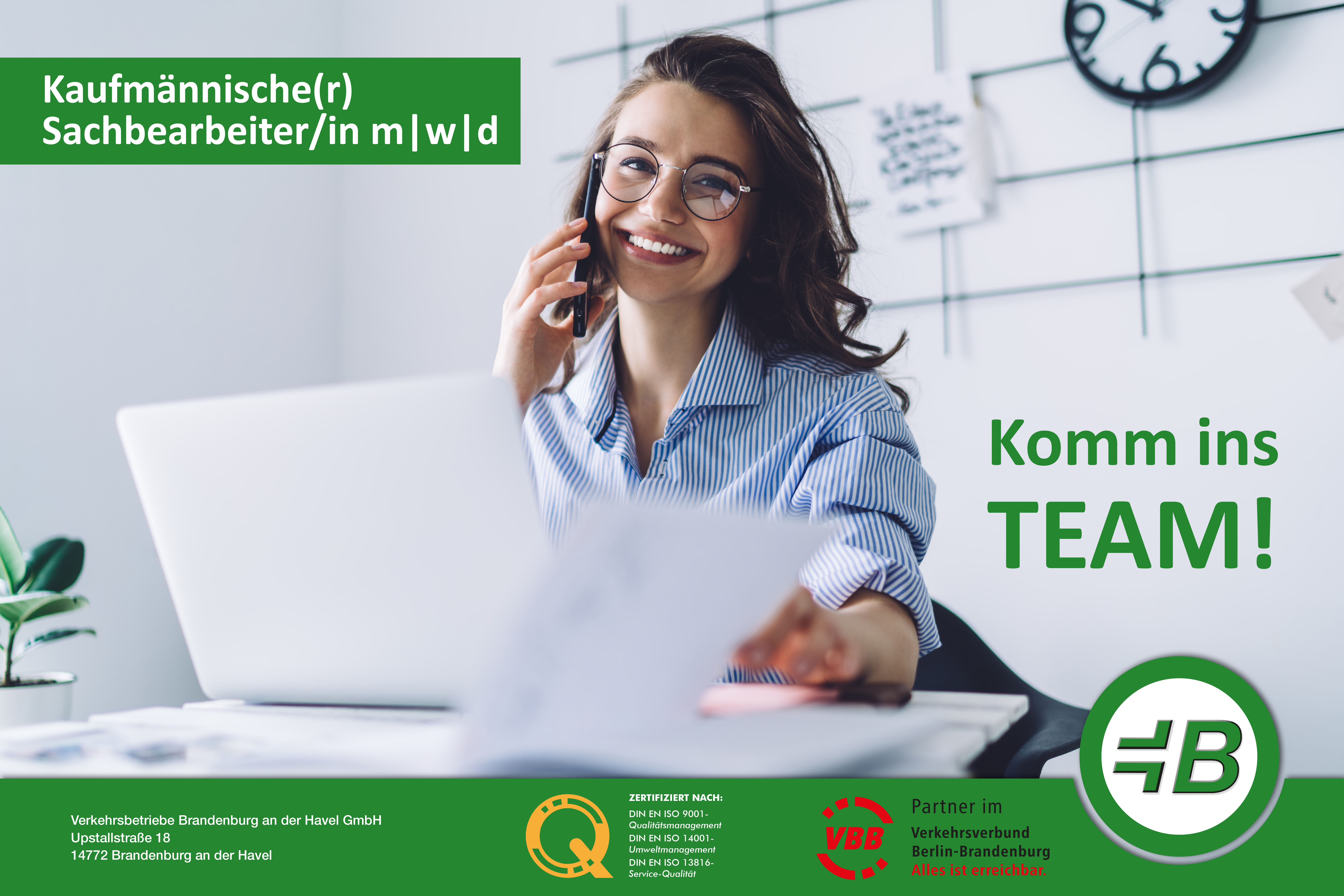 Bildbeschreibung: Stilisierter Bus Und Stra&szlig;enbahn, Text: Unser Team sucht Verst&auml;rkung! Link zum vollst&auml;ndigen Stellenangebot