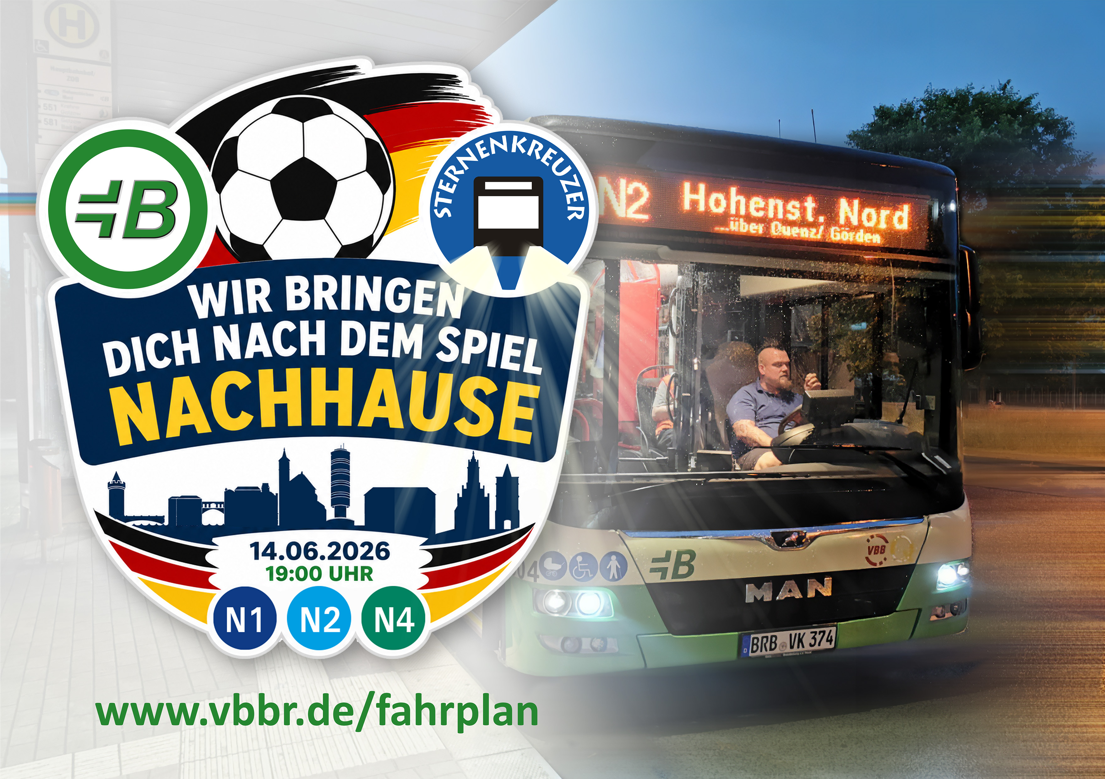 Image Bild "Wir bringen Sie nach dem WM Spiel sicher nachhause