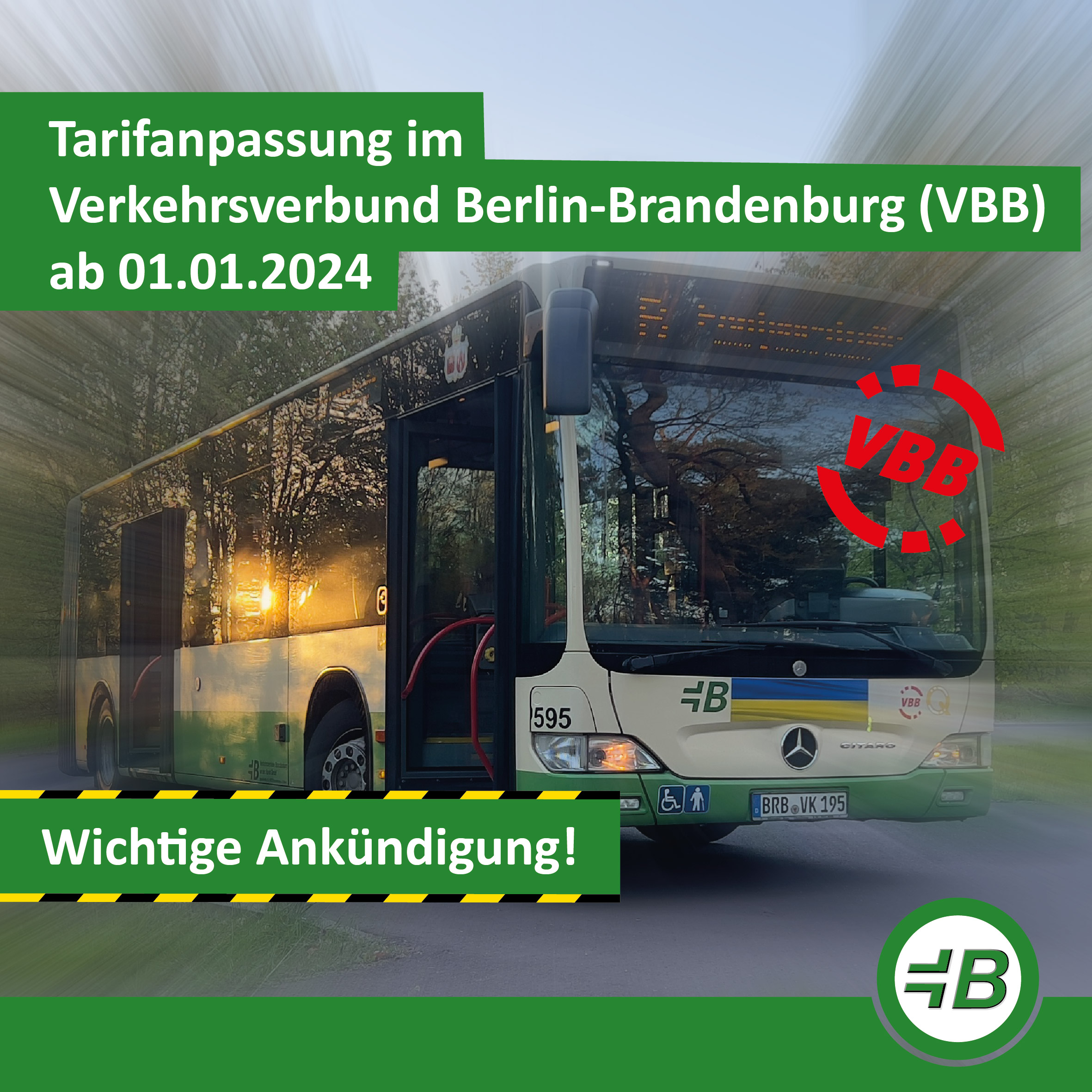 Ankuendigung Tarifanpassung 2024