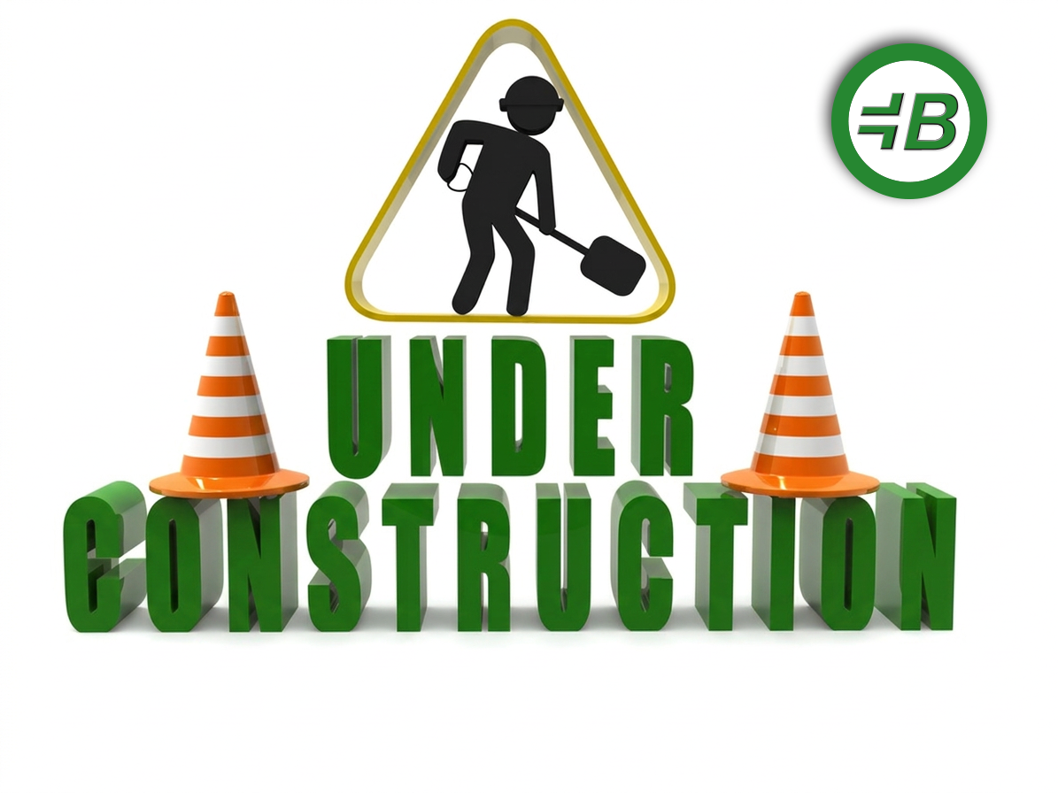 "Under Construction" Das Bild weis darauf hin das diese Seite noch nicht existiert und sich in der Erstellung befindet
